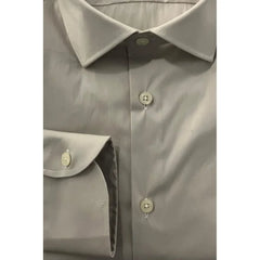 Baldinini Trend Beige Cotton Men Shirt