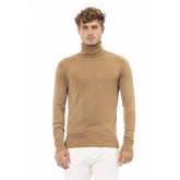Baldinini Trend Beige Modal Men Sweater - Sweaters