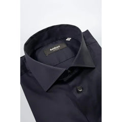 Baldinini Trend Black Cotton Shirt