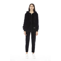Baldinini Trend Black Cotton Women Sweater - Hoodies