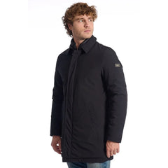 Baldinini Trend Black Polyester Jacket - XXL - Overcoats