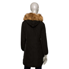 Baldinini Trend Black Polyester Women Jacket - Overcoats