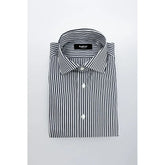 Baldinini Trend Blue Cotton Men Shirt