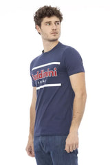 Baldinini Trend Blue Cotton Men T-Shirt - T-Shirts