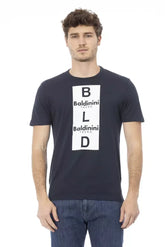 Baldinini Trend Blue Cotton Men T-Shirt - T-Shirts