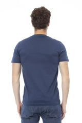 Baldinini Trend Blue Cotton Men T-Shirt - T-Shirts