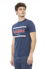 Baldinini Trend Blue Cotton Men T-Shirt - T-Shirts