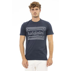 Baldinini Trend Blue Cotton Men T-Shirt - T-Shirts