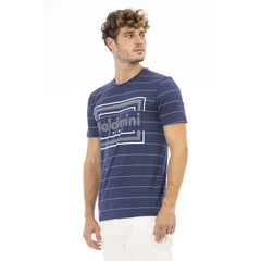 Baldinini Trend Blue Cotton Men T-Shirt - T-Shirts