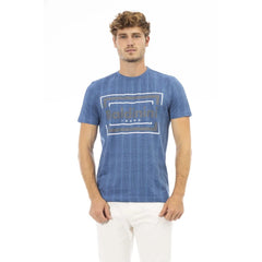 Baldinini Trend Blue Cotton Men T-Shirt - T-Shirts