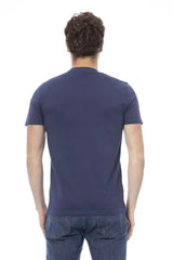 Baldinini Trend Blue Cotton Men T-Shirt - T-Shirts