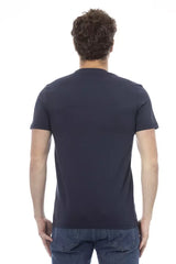 Baldinini Trend Blue Cotton Men T-Shirt - T-Shirts
