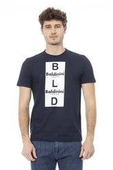 Baldinini Trend Blue Cotton Men T-Shirt - XS - T-Shirts