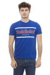 Baldinini Trend Blue Cotton Men T-Shirt - XS - T-Shirts