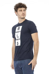 Baldinini Trend Blue Cotton Men T-Shirt - XS - T-Shirts