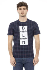 Baldinini Trend Blue Cotton Men T-Shirt - XS - T-Shirts