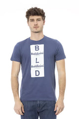Baldinini Trend Blue Cotton Men T-Shirt - XS - T-Shirts