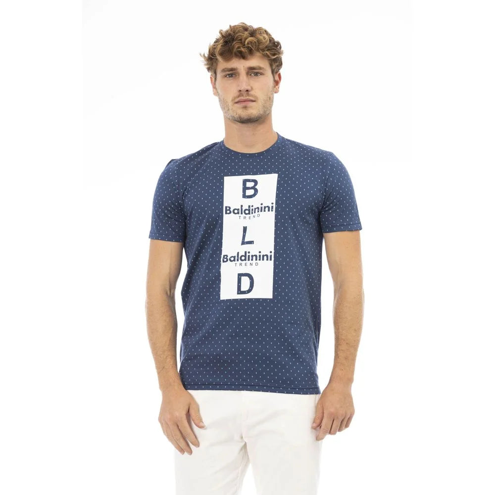 Baldinini Trend Blue Cotton Men T-Shirt - XS - T-Shirts