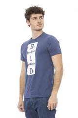 Baldinini Trend Blue Cotton Men T-Shirt - XS - T-Shirts