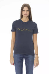 Baldinini Trend Blue Cotton Women T-Shirt - T-Shirts