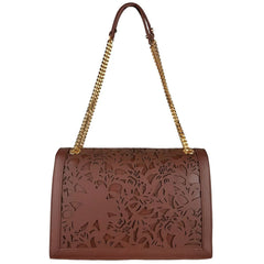 Baldinini Trend Brown Calfskin Women Crossbody Bag - Cross Body Bags