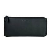 Baldinini Trend Elegant Black Leather Travel Organizer - Wallets