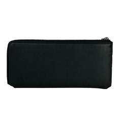 Baldinini Trend Elegant Black Leather Travel Organizer - Wallets