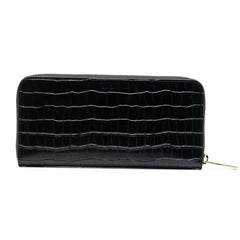 Baldinini Trend Elegant Croco Print Leather Wallet - Wallets