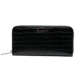 Baldinini Trend Elegant Croco Print Leather Wallet - Wallets
