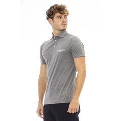 Baldinini Trend Gray Cotton Men Polo - Polos
