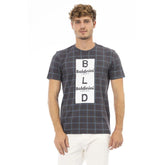 Baldinini Trend Gray Cotton Men T-Shirt - T-Shirts