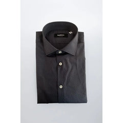 Baldinini Trend Gray Cotton Shirt