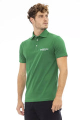 Baldinini Trend Green Cotton Men Polo - 3XL - Polos