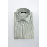 Baldinini Trend Green Cotton Men Shirt