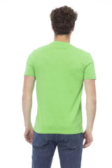 Baldinini Trend Green Cotton Men T-Shirt - T-Shirts