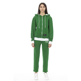 Baldinini Trend Green Cotton Women Sweater - Hoodies