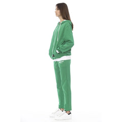 Baldinini Trend Green Cotton Women Sweater - Hoodies
