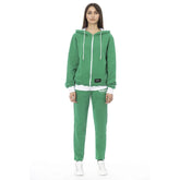 Baldinini Trend Green Cotton Women Sweater - Hoodies