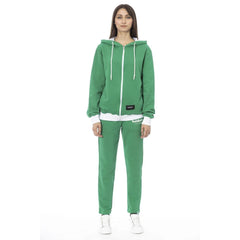 Baldinini Trend Green Cotton Women Sweater - Hoodies