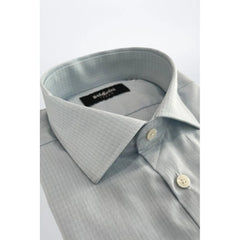 Baldinini Trend Light Blue Cotton Men Shirt