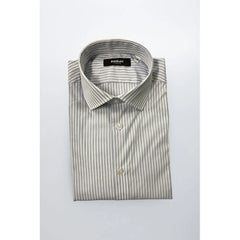 Baldinini Trend Light Blue Cotton Men Shirt