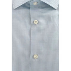 Baldinini Trend Light Blue Cotton Shirt