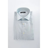 Baldinini Trend Light Blue Cotton Shirt