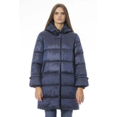 Baldinini Trend Light Blue Nylon Women Jacket - S - Puffer Jackets