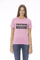 Baldinini Trend Multicolor Cotton Women T-Shirt - T-Shirts