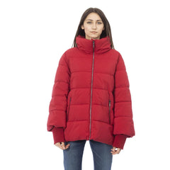 Baldinini Trend Red Polyamide Women Jacket - 3XL - Puffer Jackets