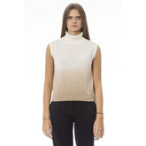 Baldinini Trend White Wool Women Sweater - M - Sweaters