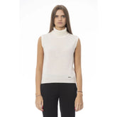 Baldinini Trend White Wool Women Sweater - Sweaters