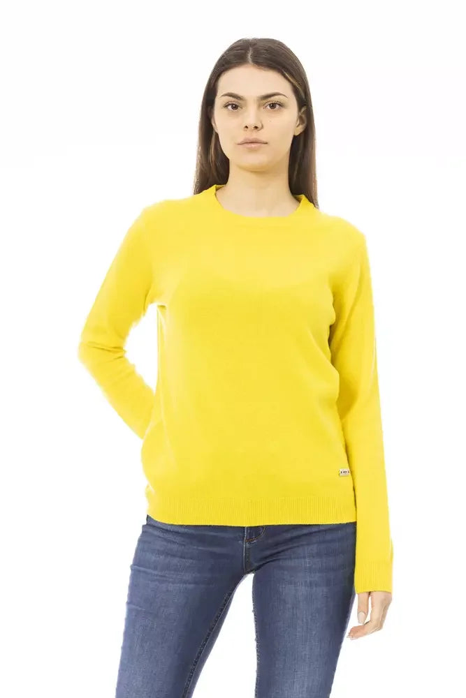 Baldinini Trend Yellow Cashmere Women Sweater - S - Sweaters