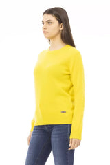 Baldinini Trend Yellow Cashmere Women Sweater - S - Sweaters